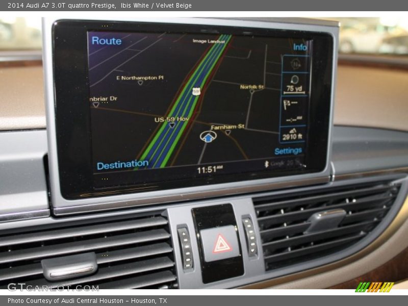 Ibis White / Velvet Beige 2014 Audi A7 3.0T quattro Prestige
