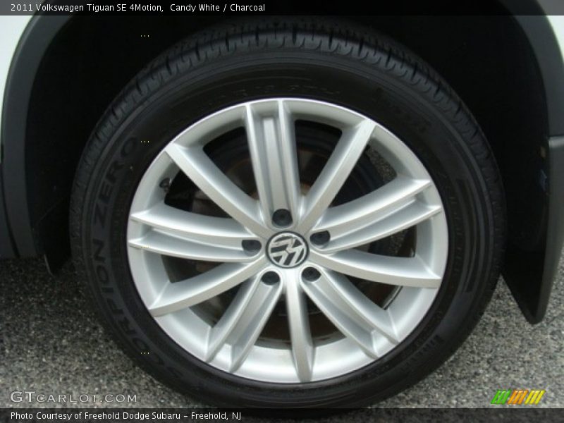 Candy White / Charcoal 2011 Volkswagen Tiguan SE 4Motion