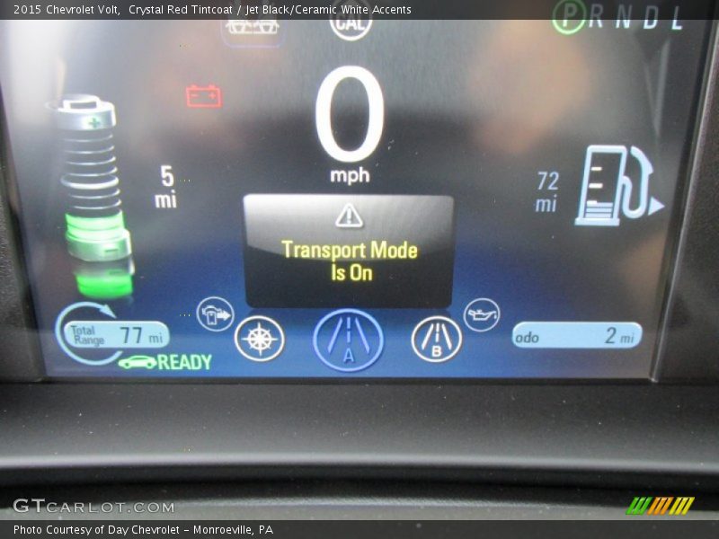 Crystal Red Tintcoat / Jet Black/Ceramic White Accents 2015 Chevrolet Volt