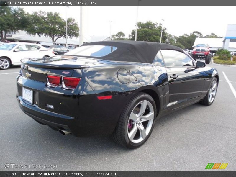 Black / Black 2011 Chevrolet Camaro LT Convertible