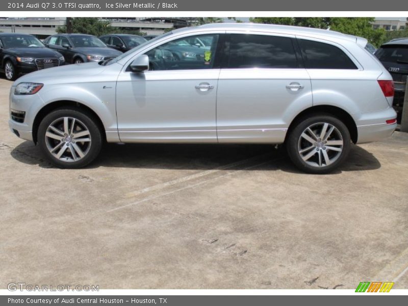 Ice Silver Metallic / Black 2014 Audi Q7 3.0 TFSI quattro