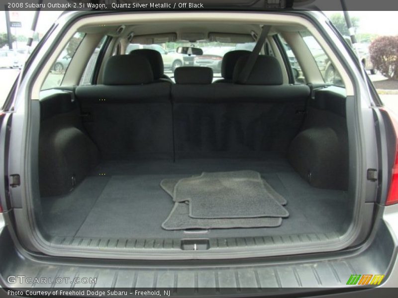Quartz Silver Metallic / Off Black 2008 Subaru Outback 2.5i Wagon