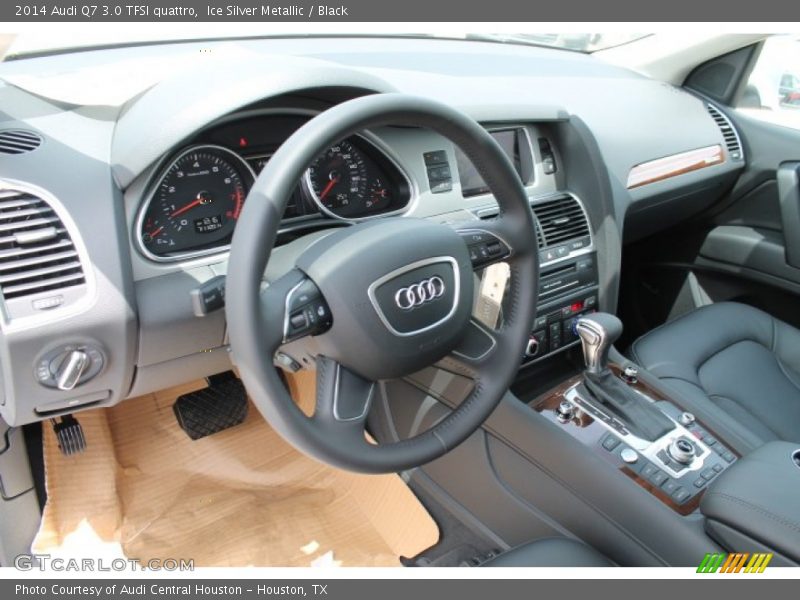 Ice Silver Metallic / Black 2014 Audi Q7 3.0 TFSI quattro