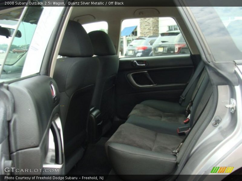 Quartz Silver Metallic / Off Black 2008 Subaru Outback 2.5i Wagon