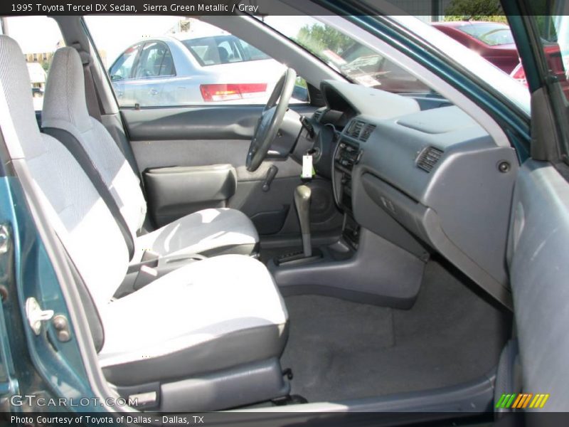 Sierra Green Metallic / Gray 1995 Toyota Tercel DX Sedan