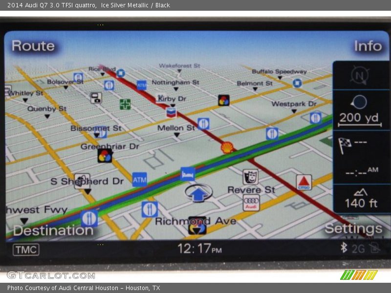 Ice Silver Metallic / Black 2014 Audi Q7 3.0 TFSI quattro