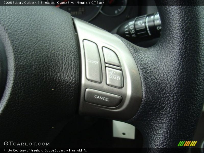 Quartz Silver Metallic / Off Black 2008 Subaru Outback 2.5i Wagon
