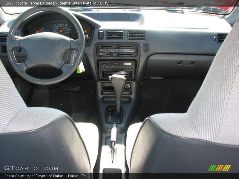 Sierra Green Metallic / Gray 1995 Toyota Tercel DX Sedan