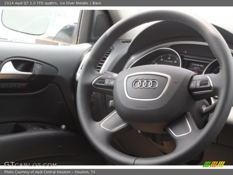 Ice Silver Metallic / Black 2014 Audi Q7 3.0 TFSI quattro