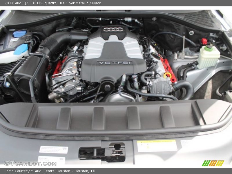 Ice Silver Metallic / Black 2014 Audi Q7 3.0 TFSI quattro