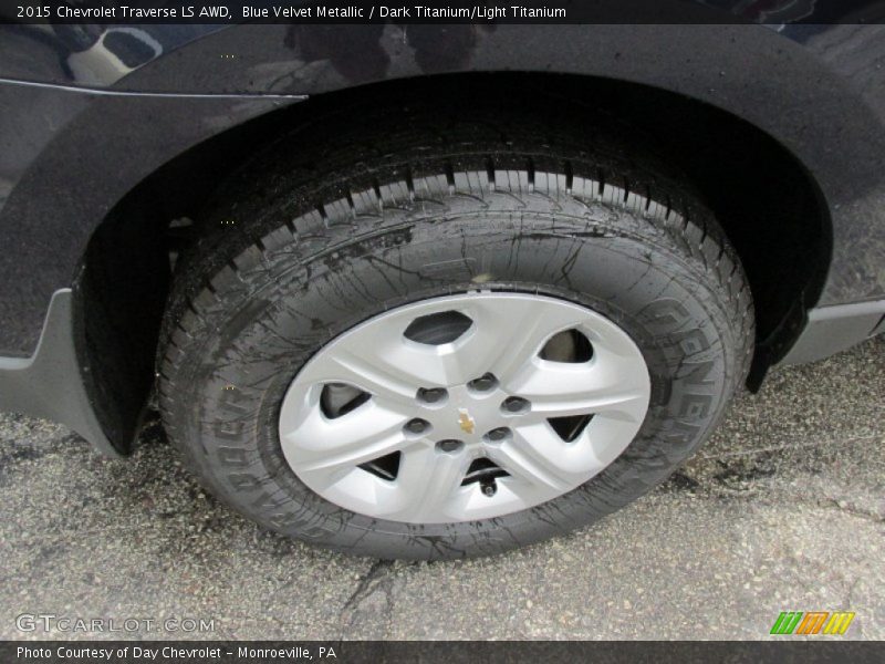 Blue Velvet Metallic / Dark Titanium/Light Titanium 2015 Chevrolet Traverse LS AWD