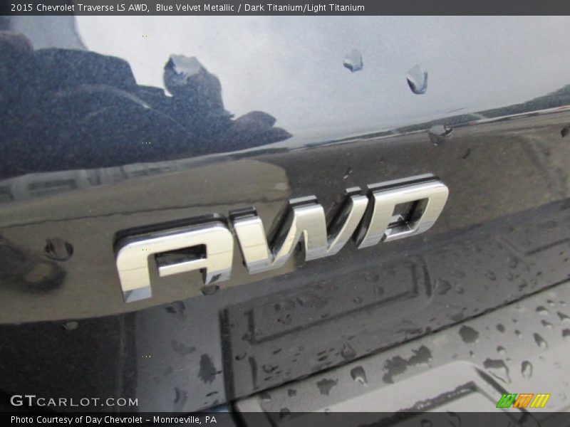 Blue Velvet Metallic / Dark Titanium/Light Titanium 2015 Chevrolet Traverse LS AWD