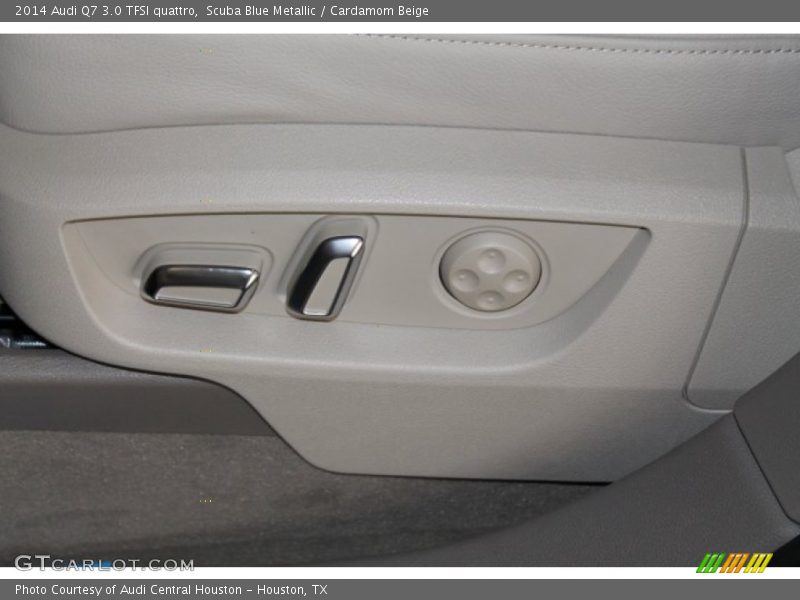 Scuba Blue Metallic / Cardamom Beige 2014 Audi Q7 3.0 TFSI quattro