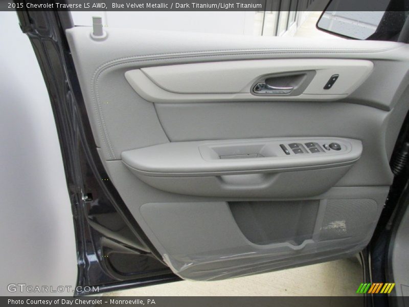 Blue Velvet Metallic / Dark Titanium/Light Titanium 2015 Chevrolet Traverse LS AWD
