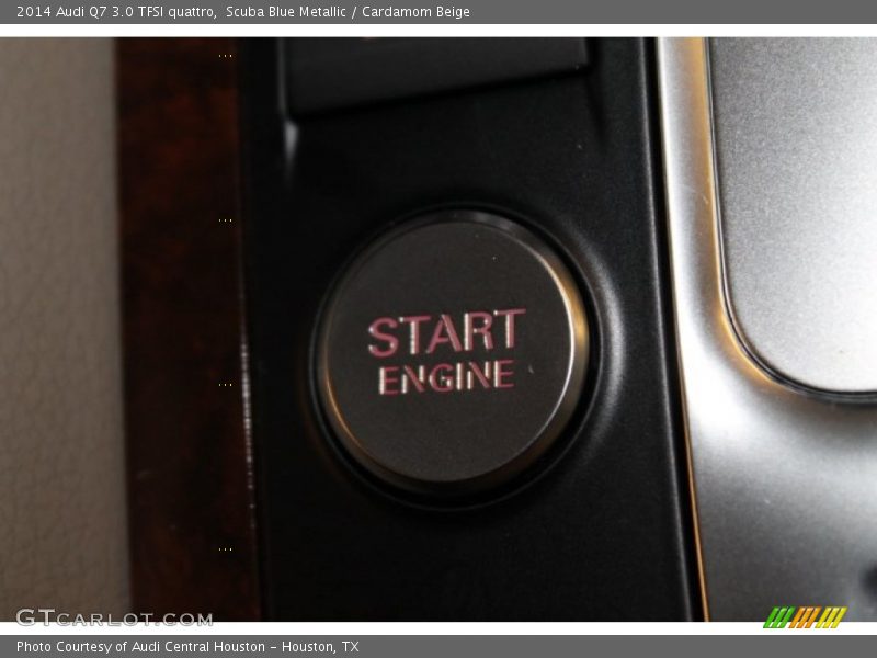 Scuba Blue Metallic / Cardamom Beige 2014 Audi Q7 3.0 TFSI quattro