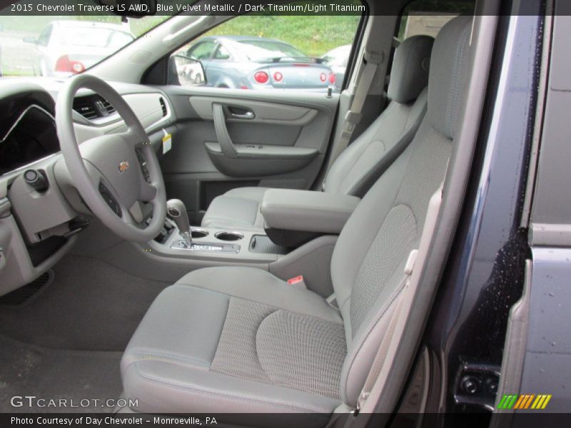 Blue Velvet Metallic / Dark Titanium/Light Titanium 2015 Chevrolet Traverse LS AWD