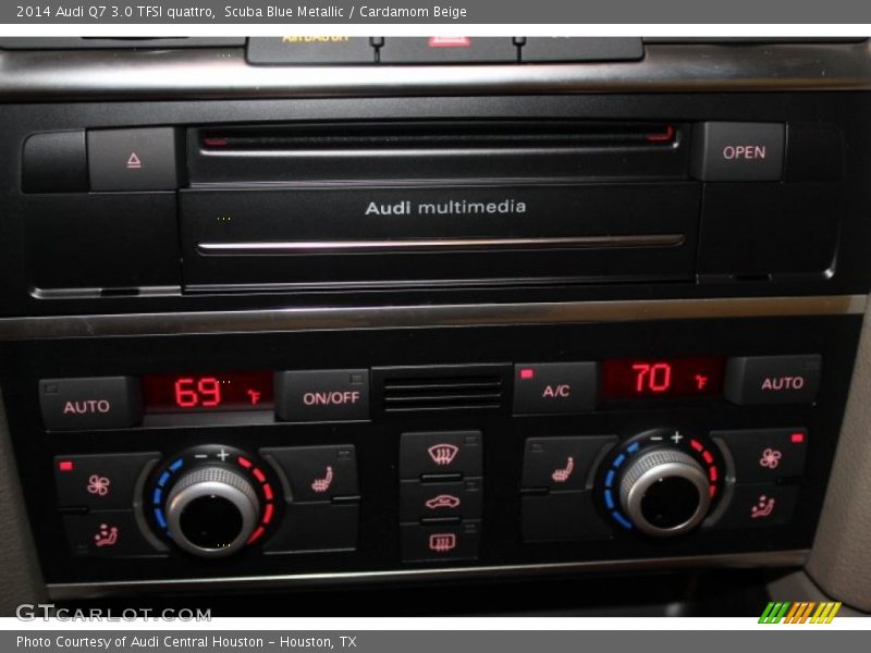 Scuba Blue Metallic / Cardamom Beige 2014 Audi Q7 3.0 TFSI quattro