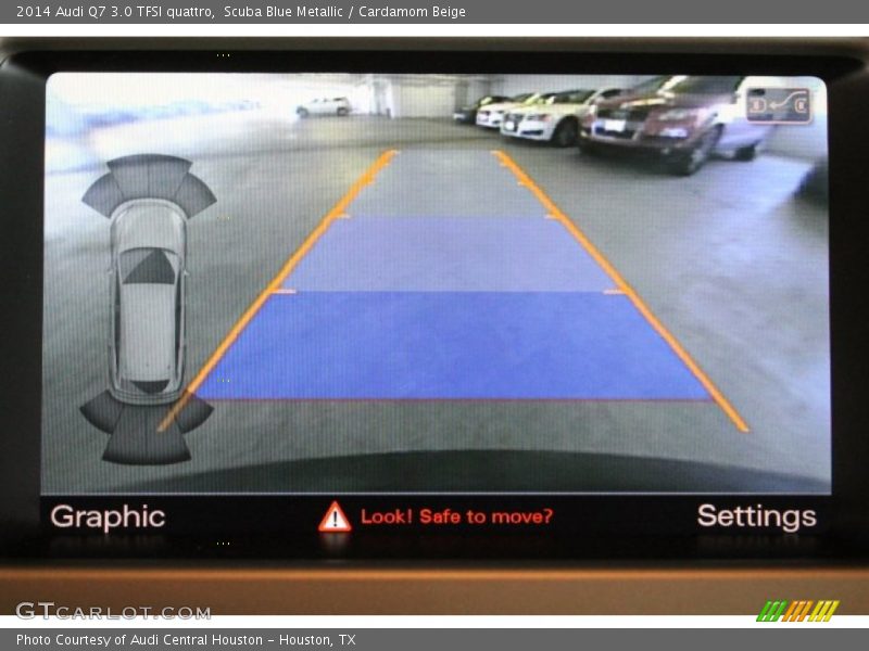 Scuba Blue Metallic / Cardamom Beige 2014 Audi Q7 3.0 TFSI quattro
