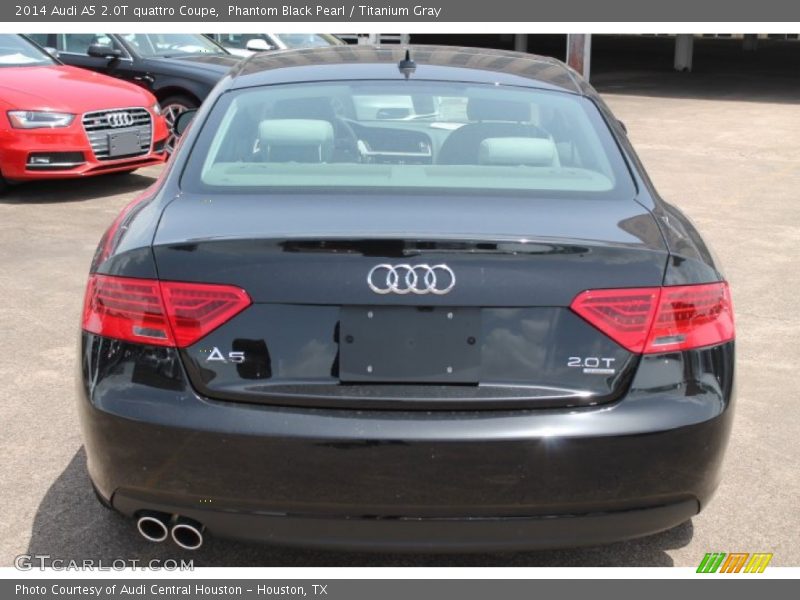 Phantom Black Pearl / Titanium Gray 2014 Audi A5 2.0T quattro Coupe