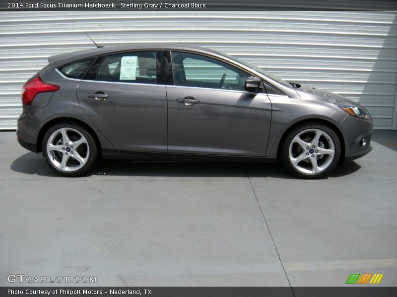 Sterling Gray / Charcoal Black 2014 Ford Focus Titanium Hatchback