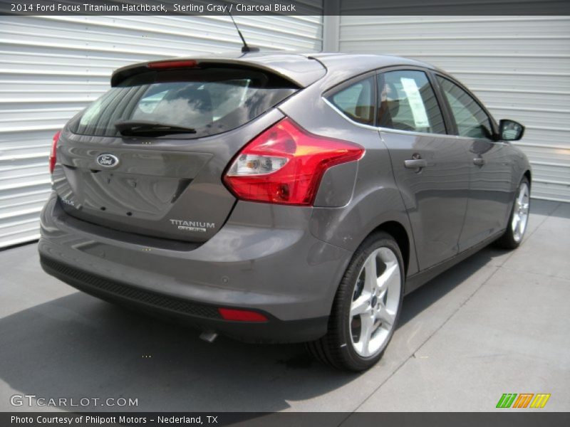 Sterling Gray / Charcoal Black 2014 Ford Focus Titanium Hatchback