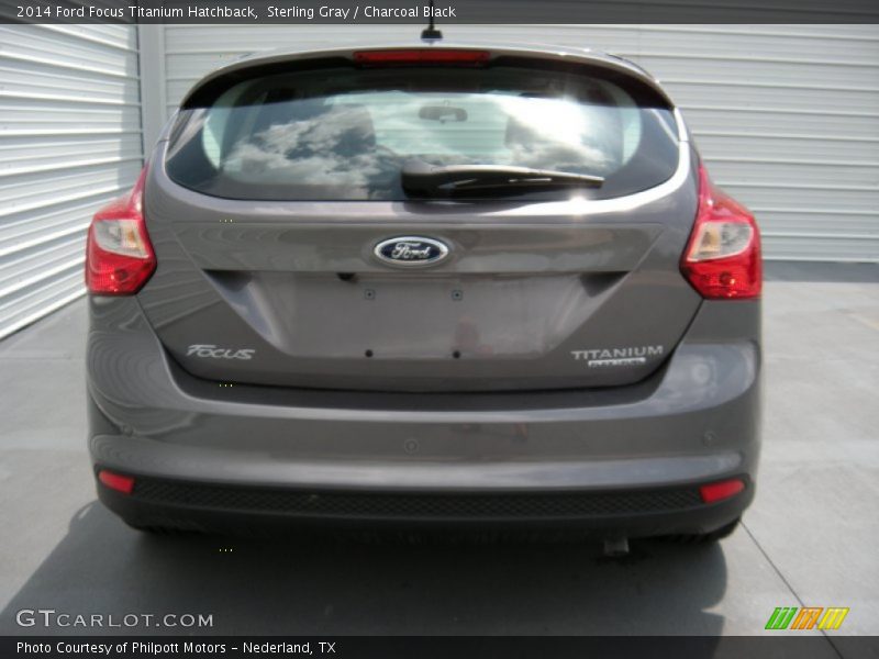 Sterling Gray / Charcoal Black 2014 Ford Focus Titanium Hatchback