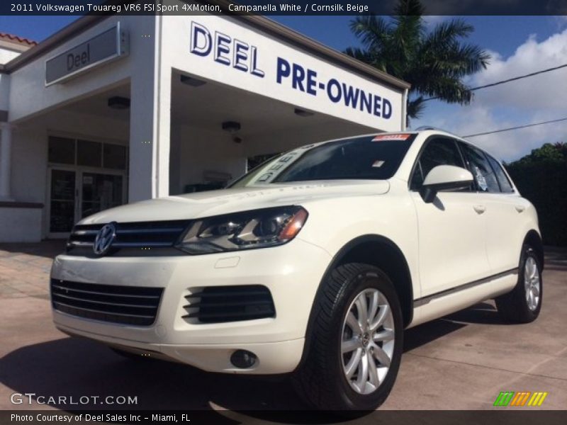 Campanella White / Cornsilk Beige 2011 Volkswagen Touareg VR6 FSI Sport 4XMotion