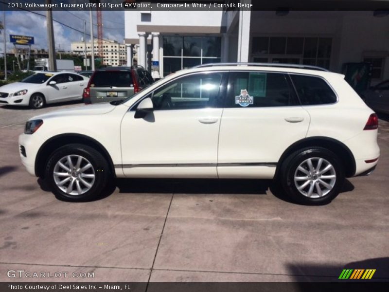 Campanella White / Cornsilk Beige 2011 Volkswagen Touareg VR6 FSI Sport 4XMotion