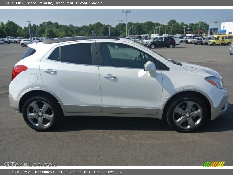White Pearl Tricoat / Saddle 2014 Buick Encore Premium