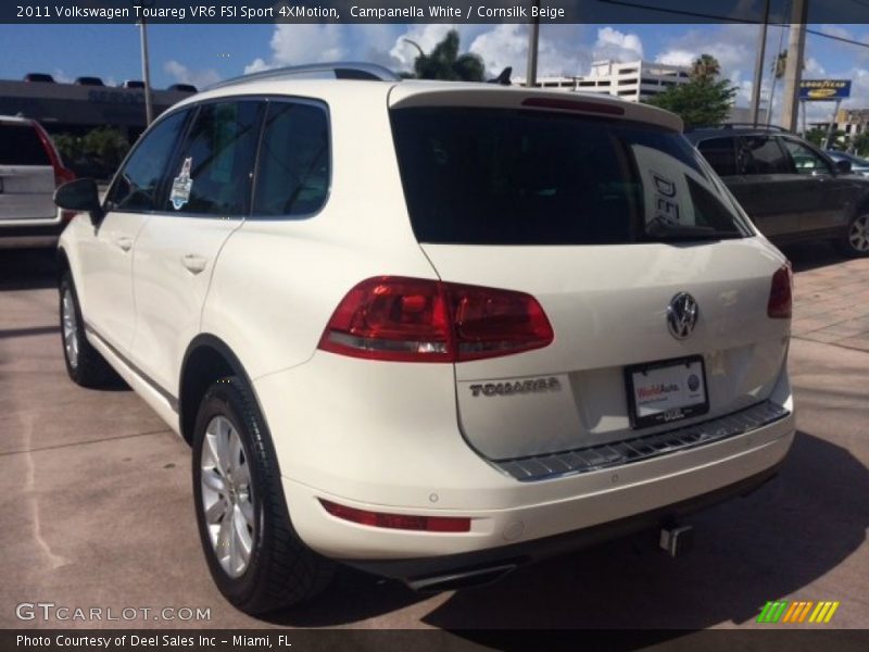 Campanella White / Cornsilk Beige 2011 Volkswagen Touareg VR6 FSI Sport 4XMotion