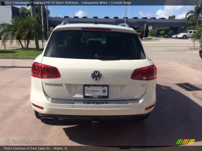 Campanella White / Cornsilk Beige 2011 Volkswagen Touareg VR6 FSI Sport 4XMotion