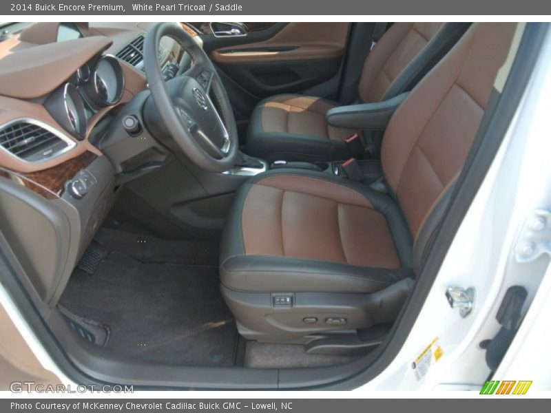 White Pearl Tricoat / Saddle 2014 Buick Encore Premium