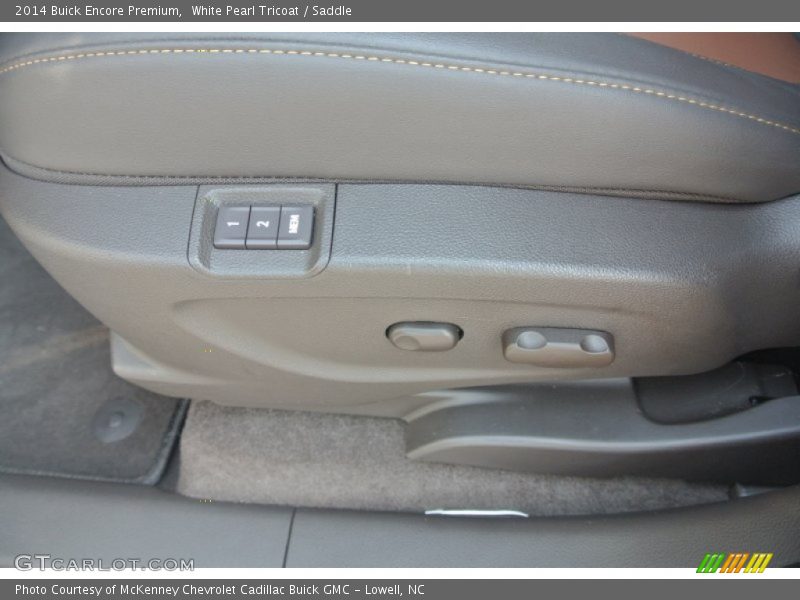 White Pearl Tricoat / Saddle 2014 Buick Encore Premium