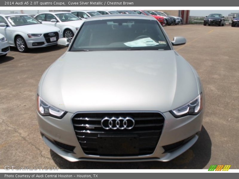 Cuvee Silver Metallic / Chestnut Brown 2014 Audi A5 2.0T quattro Coupe