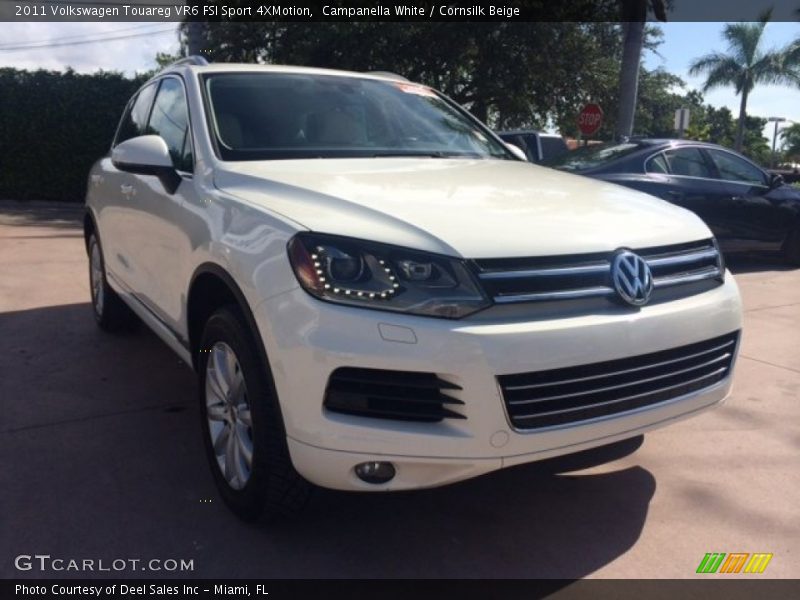 Campanella White / Cornsilk Beige 2011 Volkswagen Touareg VR6 FSI Sport 4XMotion