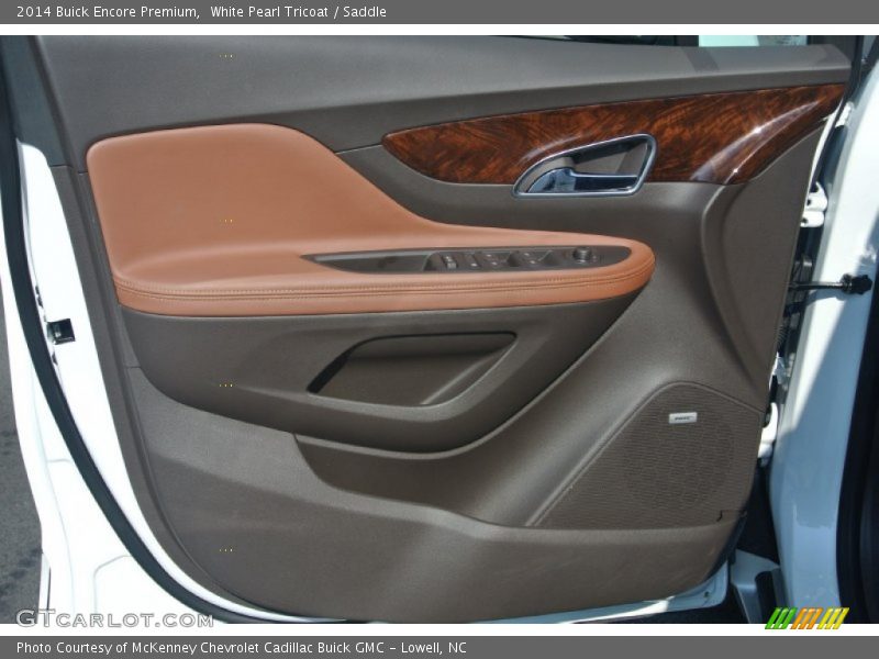 White Pearl Tricoat / Saddle 2014 Buick Encore Premium