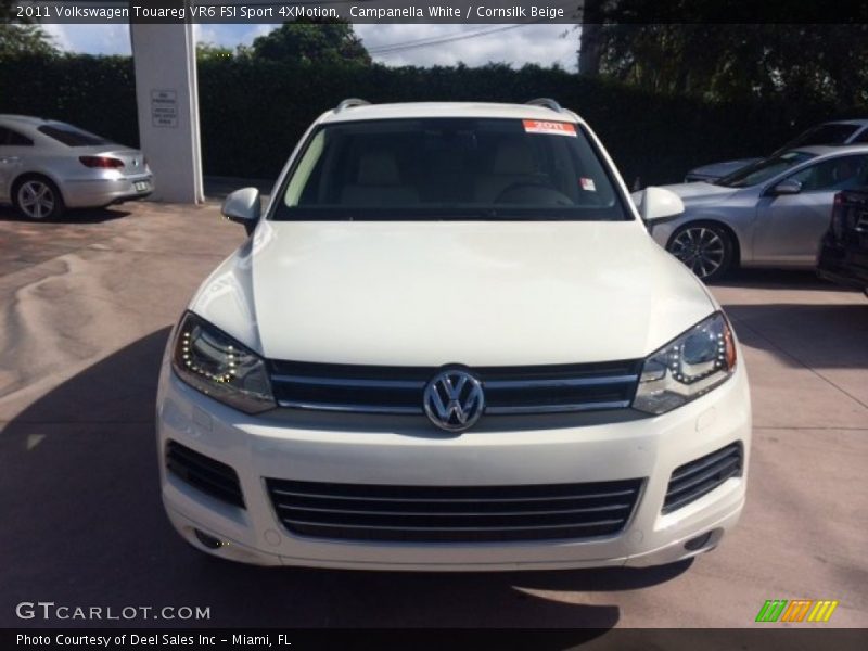 Campanella White / Cornsilk Beige 2011 Volkswagen Touareg VR6 FSI Sport 4XMotion