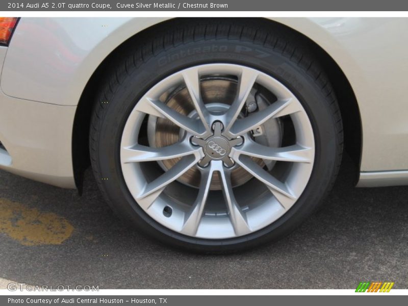 Cuvee Silver Metallic / Chestnut Brown 2014 Audi A5 2.0T quattro Coupe