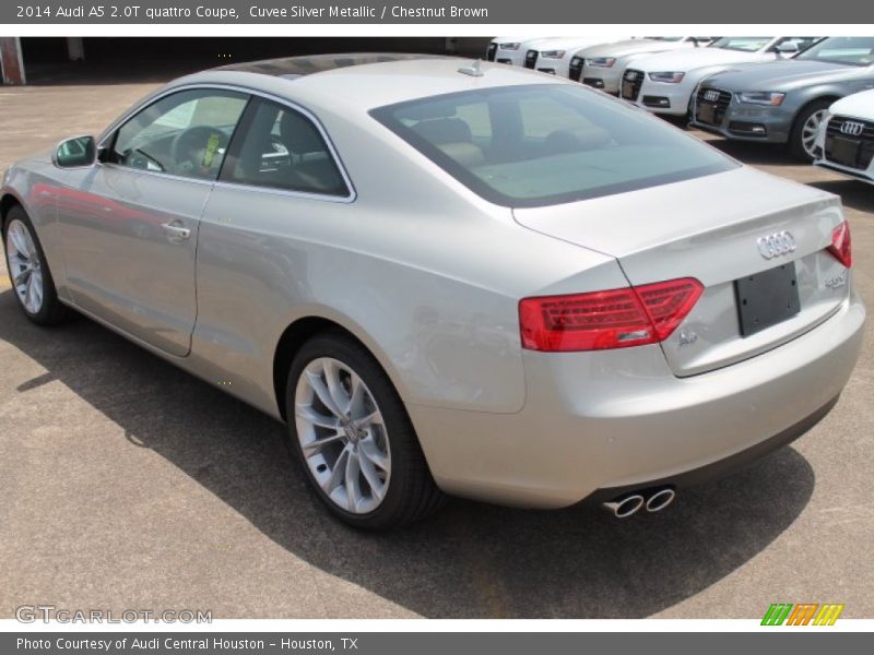 Cuvee Silver Metallic / Chestnut Brown 2014 Audi A5 2.0T quattro Coupe