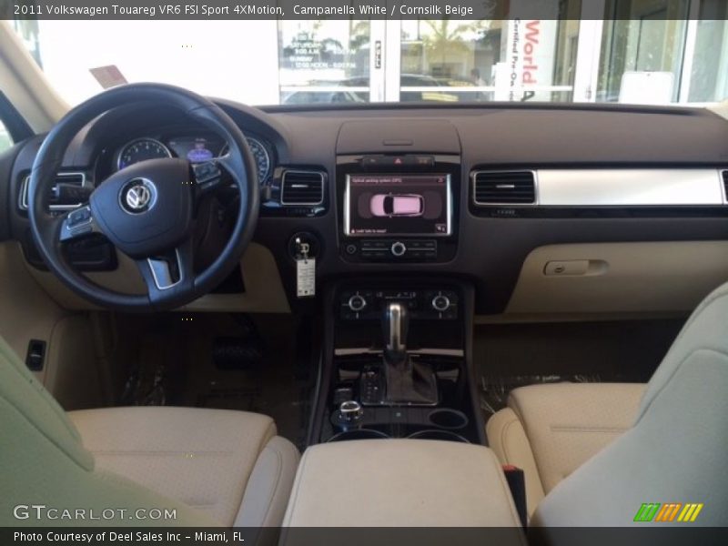 Campanella White / Cornsilk Beige 2011 Volkswagen Touareg VR6 FSI Sport 4XMotion