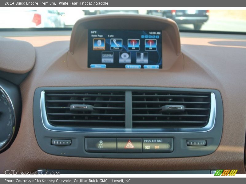 White Pearl Tricoat / Saddle 2014 Buick Encore Premium