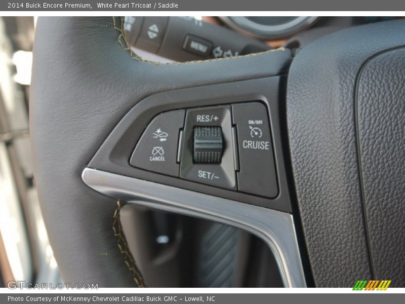 White Pearl Tricoat / Saddle 2014 Buick Encore Premium