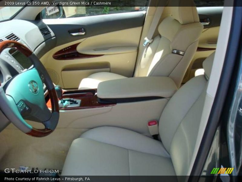 Verdigris Green Mica / Cashmere 2009 Lexus GS 350 AWD