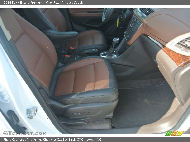 White Pearl Tricoat / Saddle 2014 Buick Encore Premium