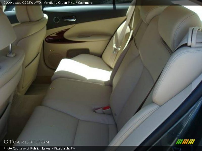 Verdigris Green Mica / Cashmere 2009 Lexus GS 350 AWD