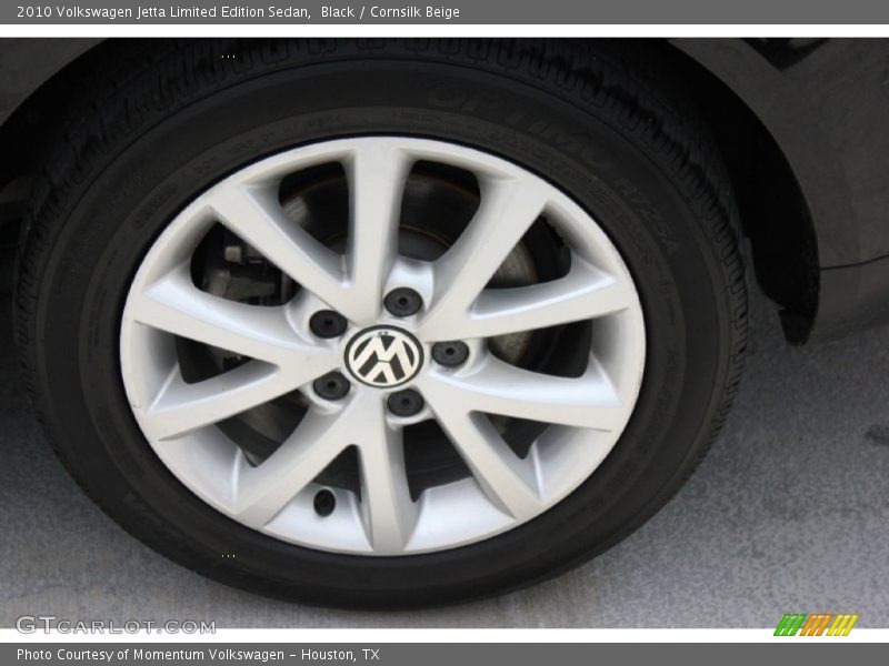 Black / Cornsilk Beige 2010 Volkswagen Jetta Limited Edition Sedan