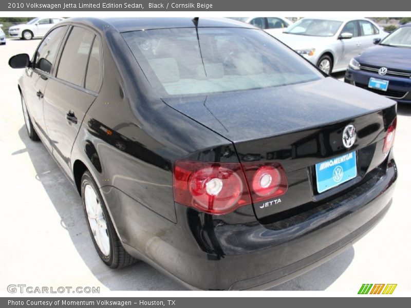Black / Cornsilk Beige 2010 Volkswagen Jetta Limited Edition Sedan