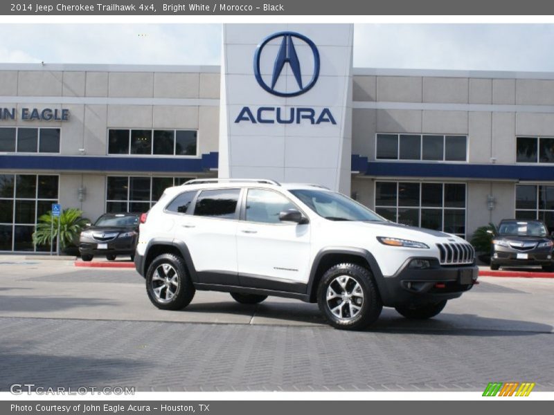 Bright White / Morocco - Black 2014 Jeep Cherokee Trailhawk 4x4