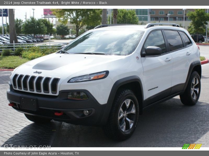 Bright White / Morocco - Black 2014 Jeep Cherokee Trailhawk 4x4