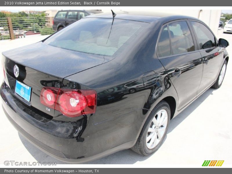 Black / Cornsilk Beige 2010 Volkswagen Jetta Limited Edition Sedan